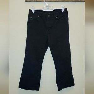 The Limited black stretch cropped jeans, Size 4